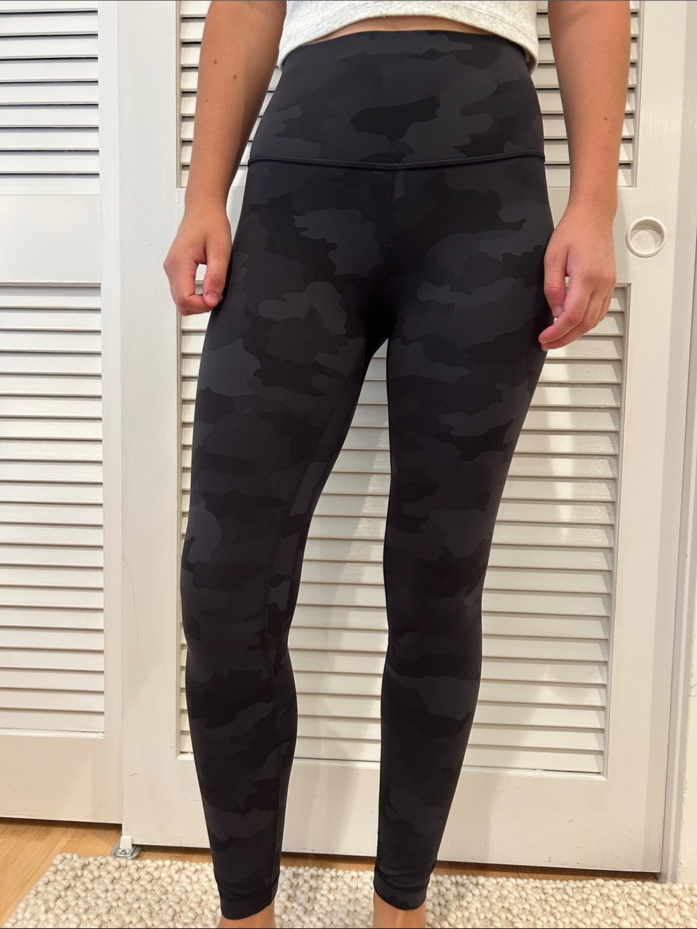 lululemon size 4 Black Camo High-Rise Leggings